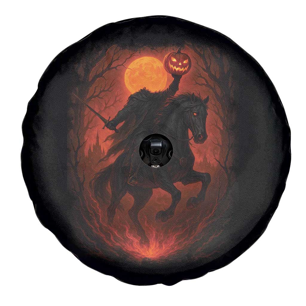 Scary Pumpkin Headless Horseman Halloween Spare Tire Cover TS10 Print Your Wear