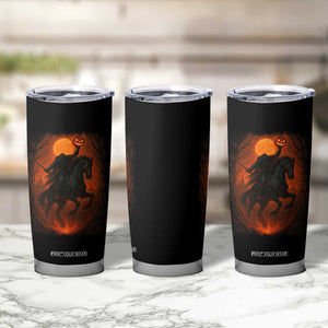 Scary Pumpkin Headless Horseman Halloween Tumbler Cup TS10 Print Your Wear