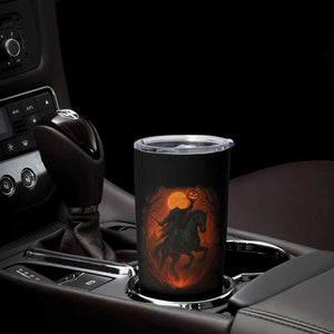 Scary Pumpkin Headless Horseman Halloween Tumbler Cup TS10 Print Your Wear