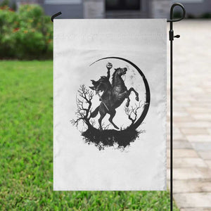 Headless Horseman Garden Flag Retro Gothic Scary Pumpkin Moon Halloween Costume TS10 Print Your Wear