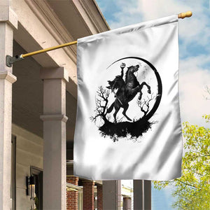 Headless Horseman Garden Flag Retro Gothic Scary Pumpkin Moon Halloween Costume TS10 Print Your Wear