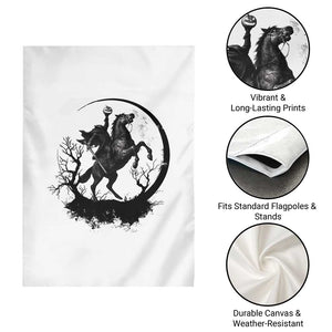 Headless Horseman Garden Flag Retro Gothic Scary Pumpkin Moon Halloween Costume TS10 Print Your Wear