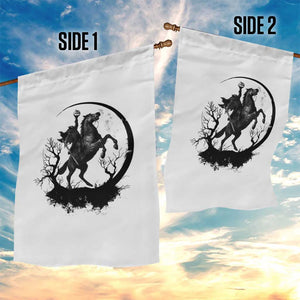 Headless Horseman Garden Flag Retro Gothic Scary Pumpkin Moon Halloween Costume TS10 Print Your Wear