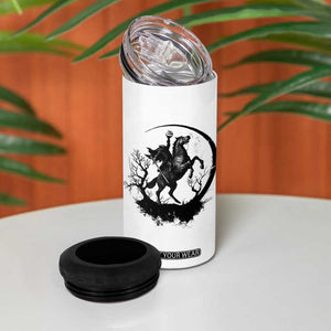 Headless Horseman 4 in 1 Can Cooler Tumbler Retro Gothic Scary Pumpkin Moon Halloween Costume TS10 Print Your Wear