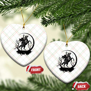 Headless Horseman Ceramic Ornament Retro Gothic Scary Pumpkin Moon Halloween Costume TS10 Print Your Wear