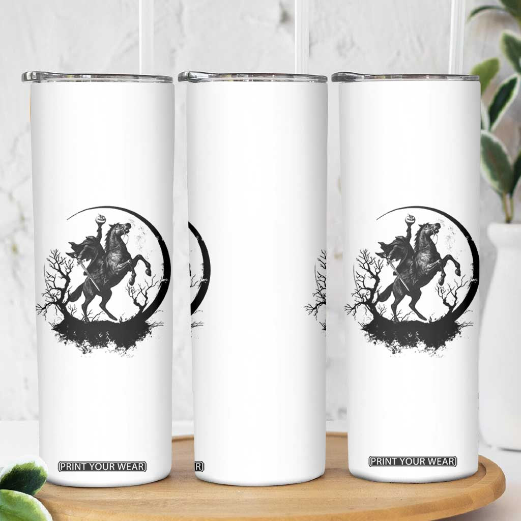 Headless Horseman Skinny Tumbler Retro Gothic Scary Pumpkin Moon Halloween Costume TS10 Print Your Wear