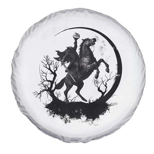 Headless Horseman Spare Tire Cover Retro Gothic Scary Pumpkin Moon Halloween Costume TS10 Print Your Wear
