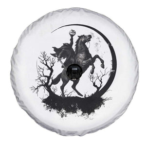 Headless Horseman Spare Tire Cover Retro Gothic Scary Pumpkin Moon Halloween Costume TS10 Print Your Wear