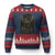 Jersey Devil Ugly Christmas Sweater Vintage Weird Creepy Creature Leeds Devil TS10 Navy Red Print Your Wear