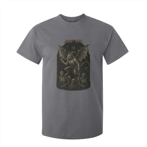 Jersey Devil T Shirt For Kid Vintage Weird Creepy Creature Leeds Devil TS10 Charcoal Print Your Wear