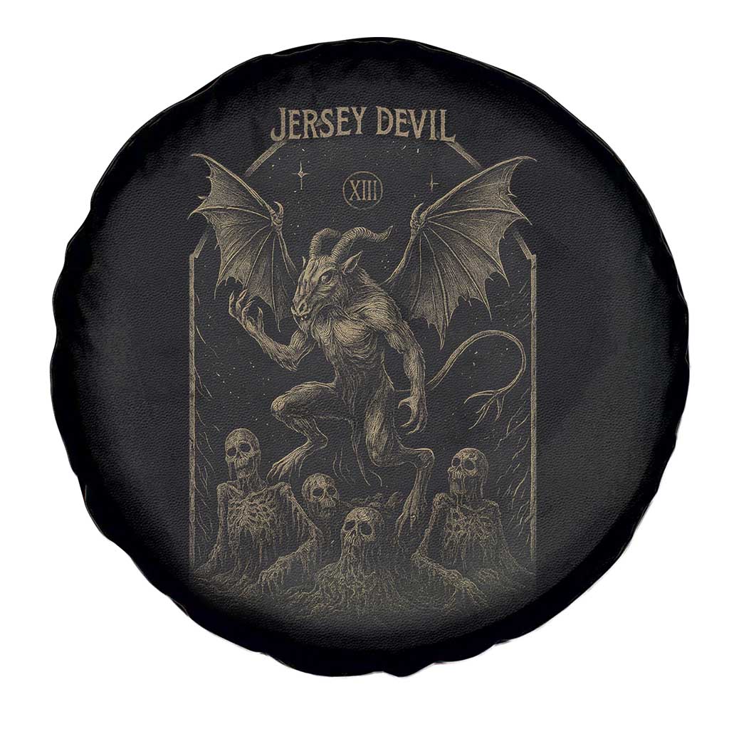 Jersey Devil Spare Tire Cover Vintage Weird Creepy Creature Leeds Devil TS10 Print Your Wear