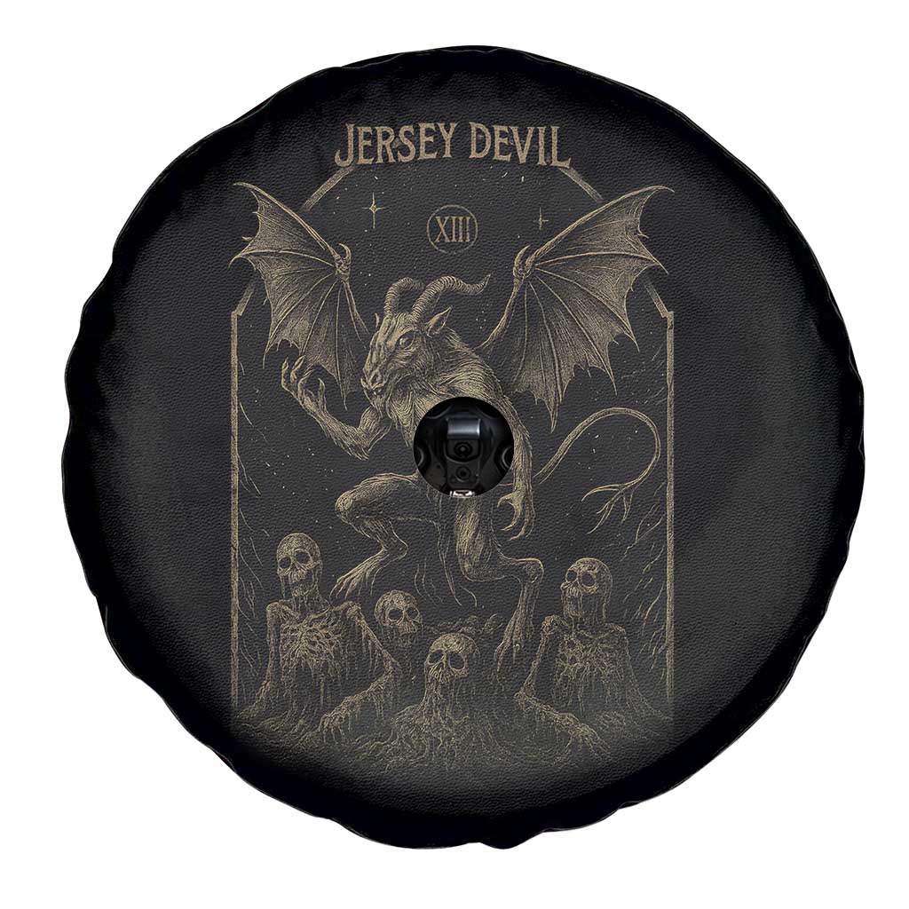 Jersey Devil Spare Tire Cover Vintage Weird Creepy Creature Leeds Devil TS10 Print Your Wear