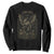 Jersey Devil Sweatshirt Vintage Weird Creepy Creature Leeds Devil TS10 Black Print Your Wear