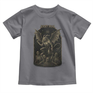 Jersey Devil Toddler T Shirt Vintage Weird Creepy Creature Leeds Devil TS10 Charcoal Print Your Wear