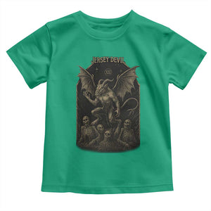Jersey Devil Toddler T Shirt Vintage Weird Creepy Creature Leeds Devil TS10 Irish Green Print Your Wear