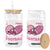 In October We Wear Pink Football Breast Cancer Awareness Glass Can Pink Ribbon Checkered Game Day TS10 Print Your Wear