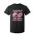 In October We Wear Pink Football Breast Cancer Awareness T Shirt For Kid Pink Ribbon Checkered Game Day TS10 Black Print Your Wear
