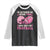 In October We Wear Pink Football Breast Cancer Awareness Raglan Shirt Pink Ribbon Checkered Game Day TS10 Black White Print Your Wear