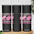 In October We Wear Pink Football Breast Cancer Awareness Skinny Tumbler Pink Ribbon Checkered Game Day TS10 Print Your Wear