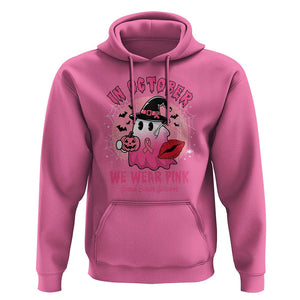Breast Cancer Awareness Hoodie I'm A Survivor In October We Wear Pink Ghost Halloween Pink Ribbon Pumpkin TS10 Azalea Print Your Wear