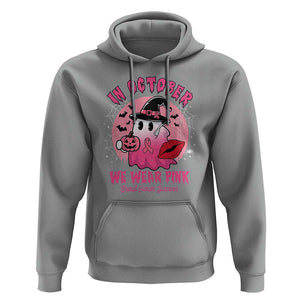 Breast Cancer Awareness Hoodie I'm A Survivor In October We Wear Pink Ghost Halloween Pink Ribbon Pumpkin TS10 Sport Gray Print Your Wear