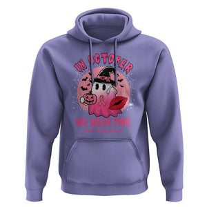 Breast Cancer Awareness Hoodie I'm A Survivor In October We Wear Pink Ghost Halloween Pink Ribbon Pumpkin TS10 Violet Print Your Wear