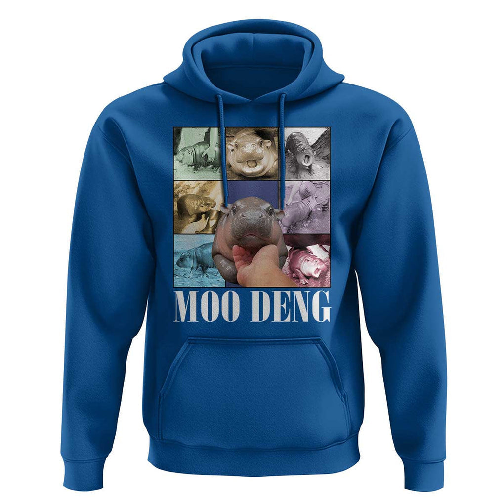 Funny Moo-Deng Baby Pygmy Hippo Cute Zoo For Family Hoodie Gifts For Girls Women TS10 Royal Blue Print Your Wear
