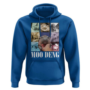 Funny Moo-Deng Baby Pygmy Hippo Cute Zoo For Family Hoodie Gifts For Girls Women TS10 Royal Blue Print Your Wear