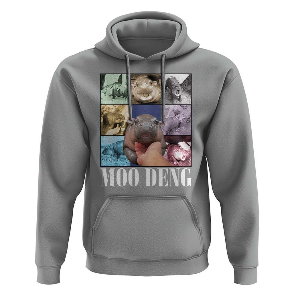 Funny Moo-Deng Baby Pygmy Hippo Cute Zoo For Family Hoodie Gifts For Girls Women TS10 Sport Gray Print Your Wear
