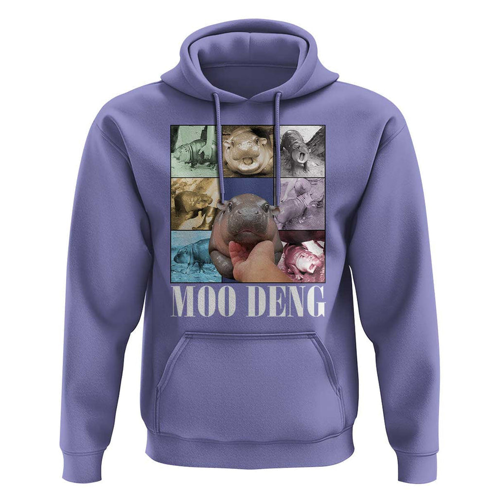 Funny Moo-Deng Baby Pygmy Hippo Cute Zoo For Family Hoodie Gifts For Girls Women TS10 Violet Print Your Wear