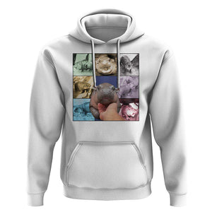 Funny Moo-Deng Baby Pygmy Hippo Cute Zoo For Family Hoodie Gifts For Girls Women TS10 White Print Your Wear