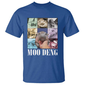 Funny Moo-Deng Baby Pygmy Hippo Cute Zoo For Family T Shirt Gifts For Girls Women TS10 Royal Blue Print Your Wear