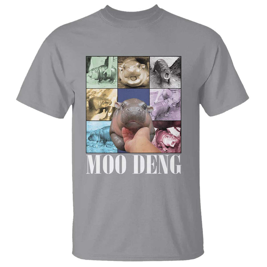 Funny Moo-Deng Baby Pygmy Hippo Cute Zoo For Family T Shirt Gifts For Girls Women TS10 Sport Gray Print Your Wear