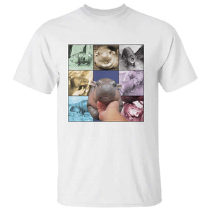 Funny Moo-Deng Baby Pygmy Hippo Cute Zoo For Family T Shirt Gifts For Girls Women TS10 White Print Your Wear