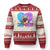 Funny Moo Deng Baby Pygmy Hippo Knit Sweatshirt Heart Shape Cute Zoo For Family TS10 Red Print Your Wear