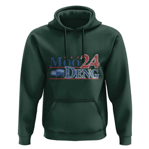 Moo-Deng for President 2024 Hoodie Funny Baby Hippo Cute Zoo For Family TS10 Dark Forest Green Print Your Wear