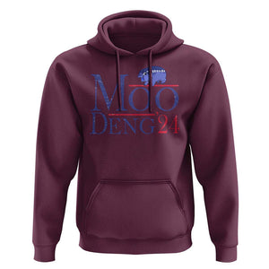 Moo-Deng for President Election 2024 Hoodie Funny Baby Hippo Meme Cute Zoo For Family TS10 Maroon Print Your Wear
