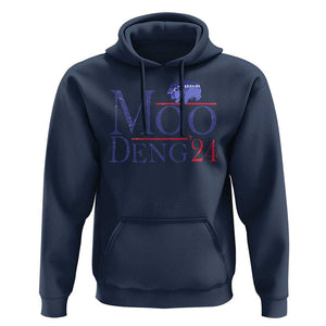 Moo-Deng for President Election 2024 Hoodie Funny Baby Hippo Meme Cute Zoo For Family TS10 Navy Print Your Wear