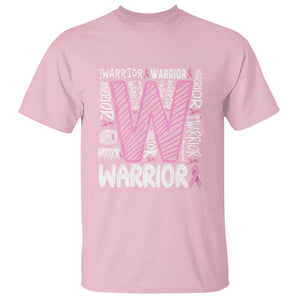Breast Cancer Awareness In October We Wear Pink T Shirt Pink Ribbon Warriors Team TS10 Light Pink Print Your Wear
