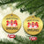 Snowman Christmas Christmas Ornament Chillin With My Snowmies Ugly Gift TS10 Circle Gold Print Your Wear