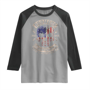 Boomers Generation Raglan Shirt Before All You Sissie Were Born Skull USA Flag TS10 Sport Gray Black Print Your Wear