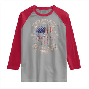 Boomers Generation Raglan Shirt Before All You Sissie Were Born Skull USA Flag TS10 Sport Gray Red Print Your Wear
