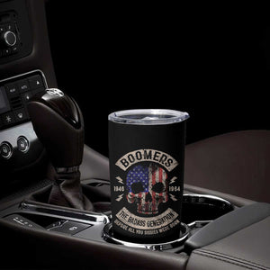 Boomers Generation Tumbler Cup Before All You Sissie Were Born Skull USA Flag TS10 Print Your Wear