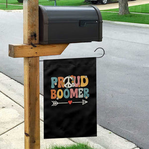 Proud Boomer Garden Flag Boomers Generation Peace Sign Hippie 50s 60s TS10 Print Your Wear