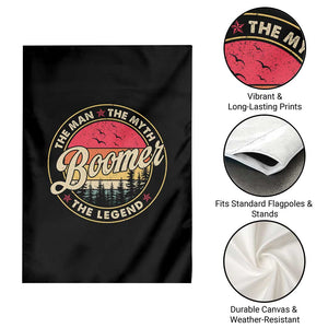 Boomers Generation Garden Flag The Man The Myth The Legend TS10 Print Your Wear