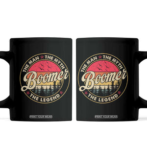 Boomers Generation Coffee Mug The Man The Myth The Legend TS10 Black Print Your Wear