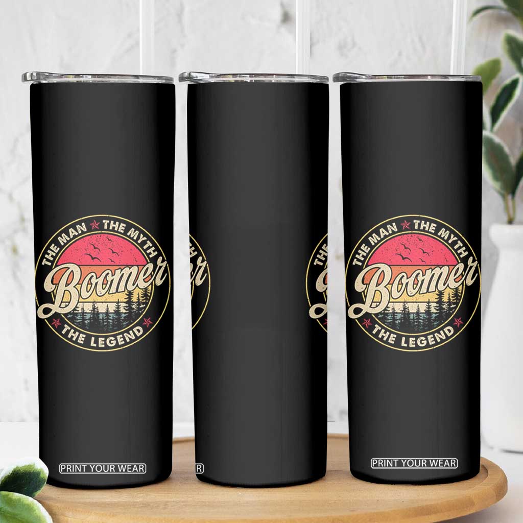 Boomers Generation Skinny Tumbler The Man The Myth The Legend TS10 Print Your Wear