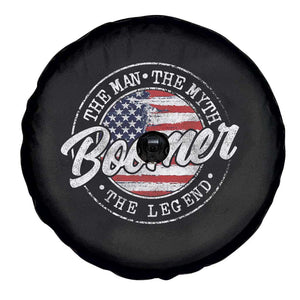 Boomers Generation Spare Tire Cover Vintage The Man The Myth The Legend American Flag TS10 Print Your Wear