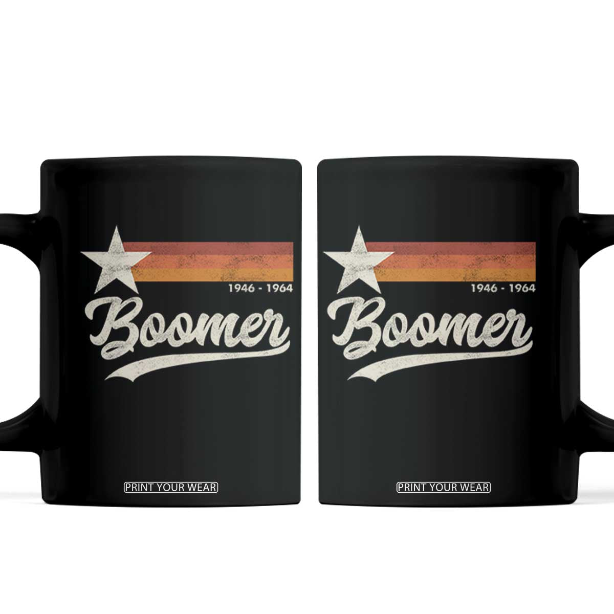 Boomers Generation Coffee Mug Vintage Retro Gift TS10 Black Print Your Wear