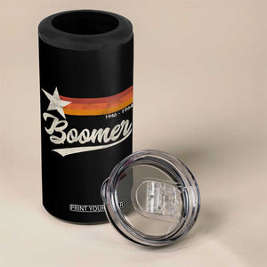 Boomers Generation 4 in 1 Can Cooler Tumbler Vintage Retro Gift TS10 Print Your Wear